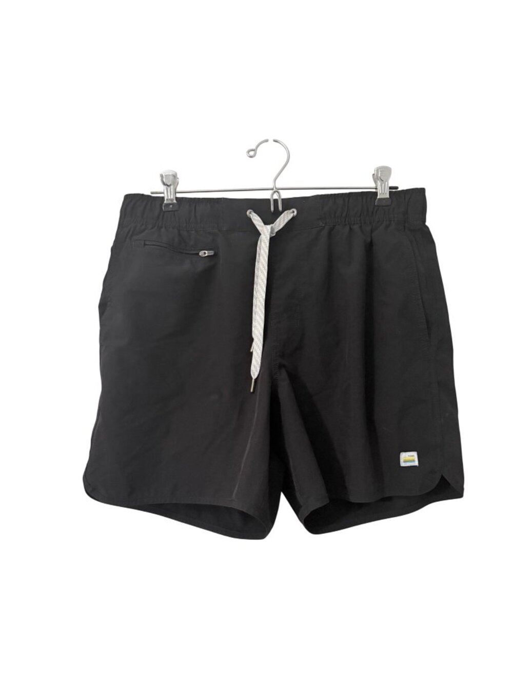 Vuori Mens Medium Black Banks Athletic Outdoor Sports Shorts